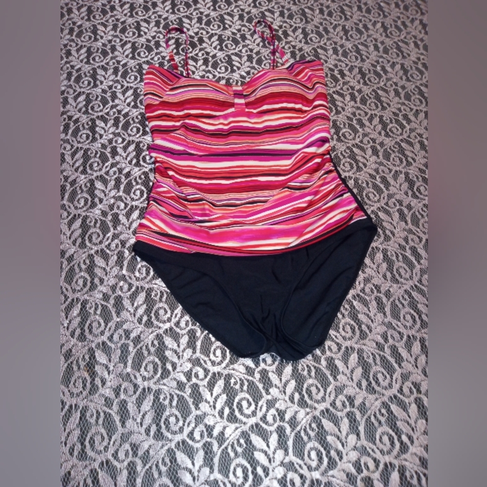 Colorful Krista Striped One Piece Swimsuit